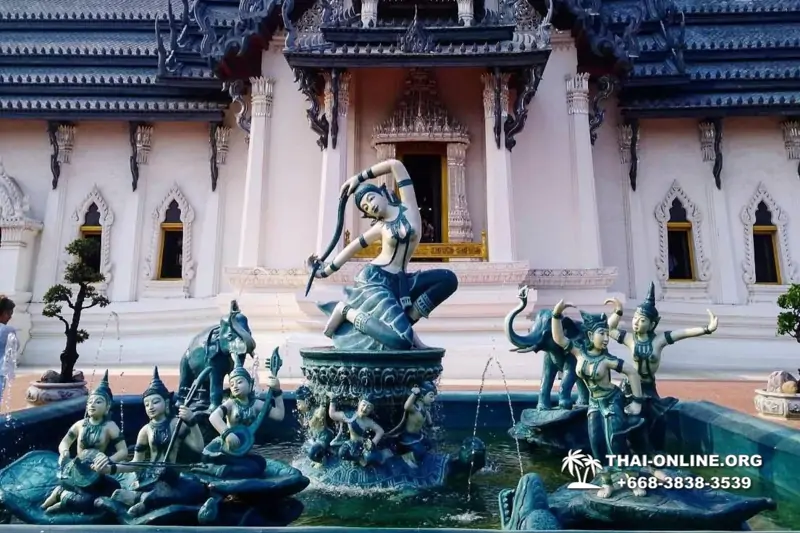 Evening in Old Siam 1 day guided tour from Pattaya includes Erawan temple in Bangkok and Mueang Boram ancient city 17