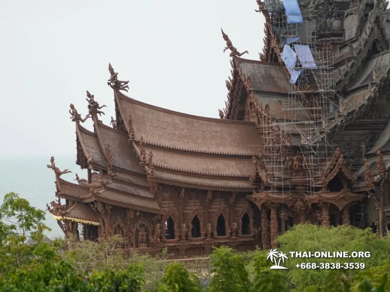 The Sanctuary of Truth in Pattaya guided trip Thailand - photo 8