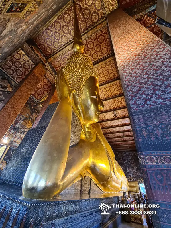 Grand Palace in Bangkok, Wat Pho and Wat Phra Kaew, Chao Phraya river cruise, buffet lunch at 77th floor of Baiyoke Sky tower, revolving deck on the top of it - photo 4