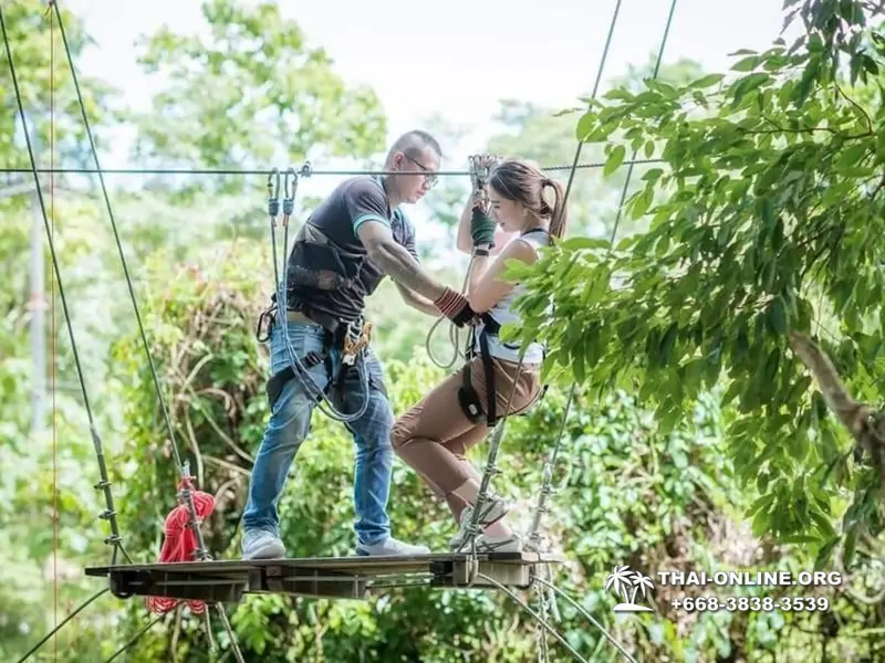 Tarzan Tree Top Adventure Park extreme trip in Pattaya Thailand 50