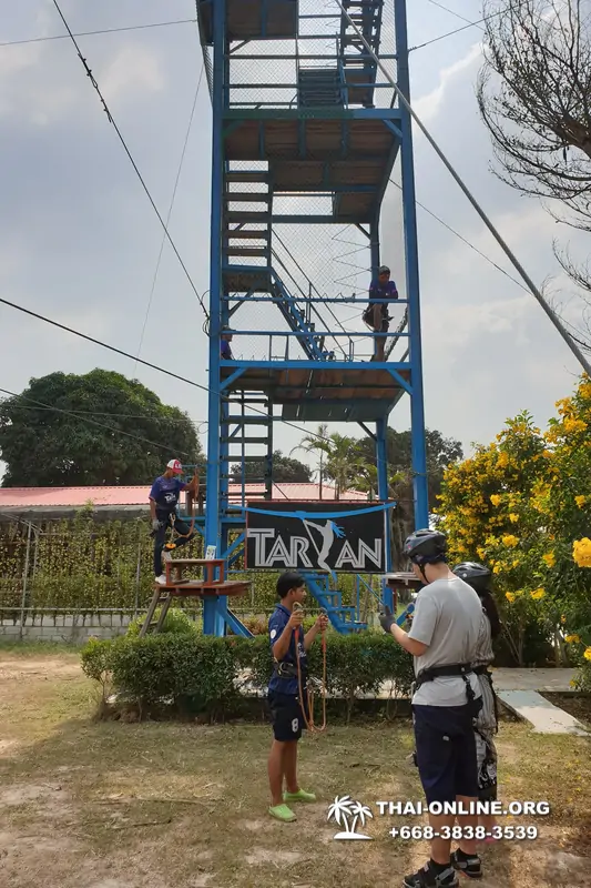 Tarzan Tree Top Adventure Park extreme trip in Pattaya Thailand 26