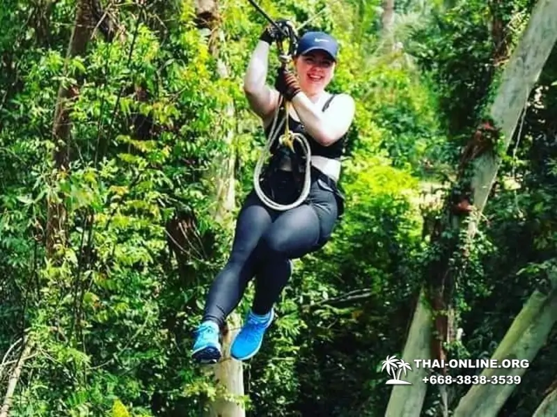 Tarzan Tree Top Adventure Park extreme trip in Pattaya Thailand 32