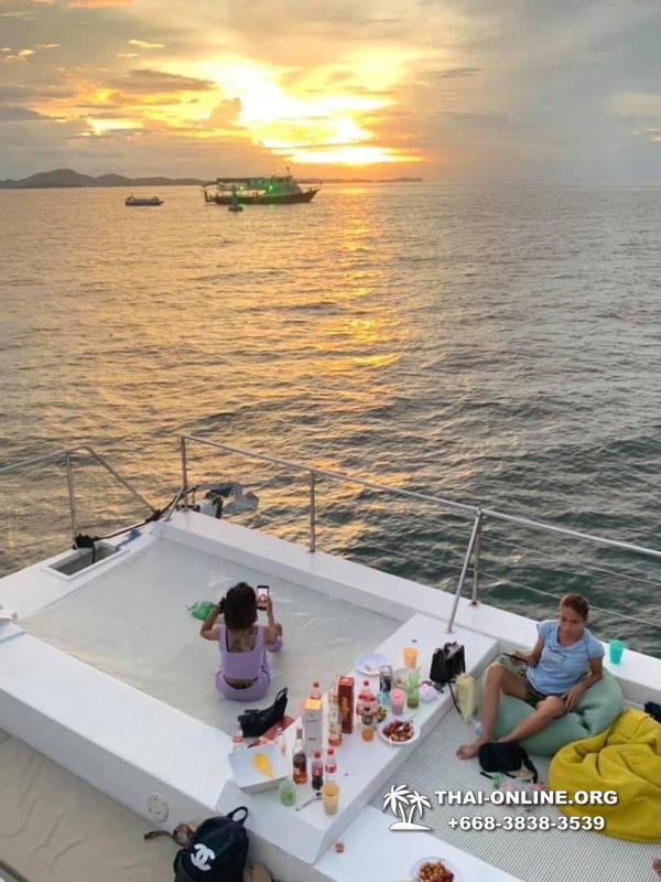 Sea cruise on Sea Breeze catamaran to Bamboo Island of Koh Phai in Thailand photo 18