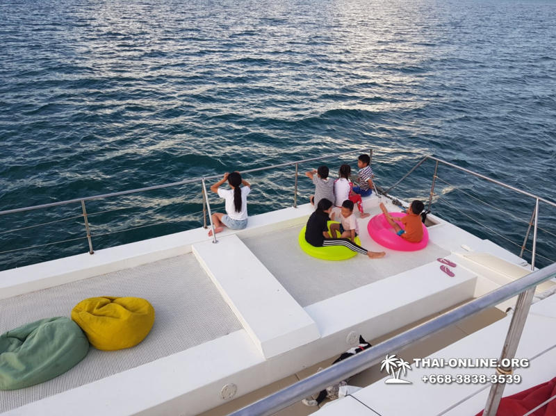 Sea cruise on Sea Breeze catamaran to Bamboo Island of Koh Phai in Thailand photo 4