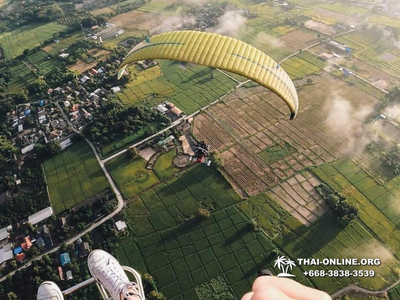 Flight over the city of Pattaya, the island of Koh Lan or the jungle on a paraglider in tandem, paratrike, motorized hang glider, paramotor or gyrocopter - photo 54