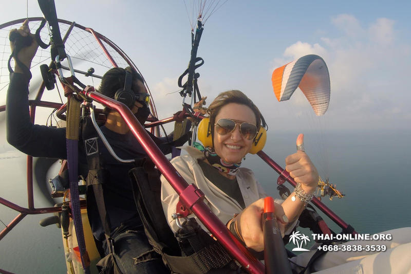 Flight over the city of Pattaya, the island of Koh Lan or the jungle on a paraglider in tandem, paratrike, motorized hang glider, paramotor or gyrocopter - photo 42