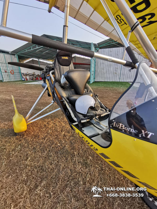 Motorized hang glider sightseeing flight over Pattaya - trip photo 4
