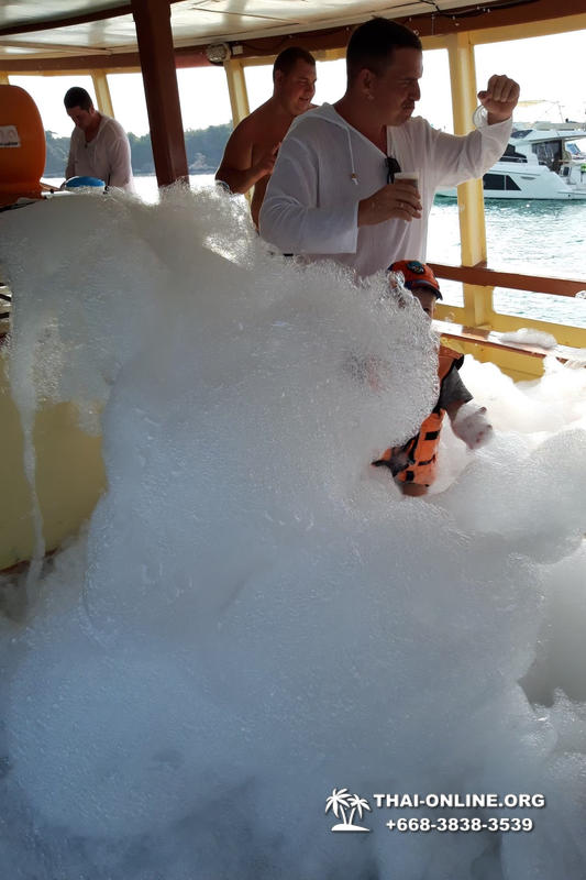 Koh Phai Paradise excursion in Pattaya Thailand sea adventure with foam party and alcohol - photo 8