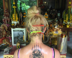 Sak Yant tattoo by Ajarn Dam in Forest Temple - photo 2