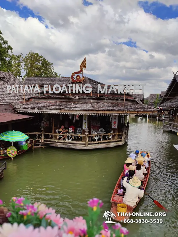 Excursion to Pattaya Floating Market with Seven Countries tour agency Thailand - photo 18