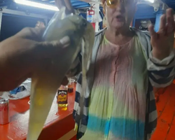 Squid sea fishing in night-time Pattaya Thailand - tour photo 29