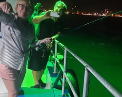 Squid sea fishing in night-time Pattaya Thailand - tour photo 20