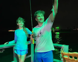 Squid sea fishing in night-time Pattaya Thailand - tour photo 23