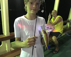 Squid sea fishing in night-time Pattaya Thailand - tour photo 28