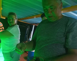 Squid sea fishing in night-time Pattaya Thailand - tour photo 37