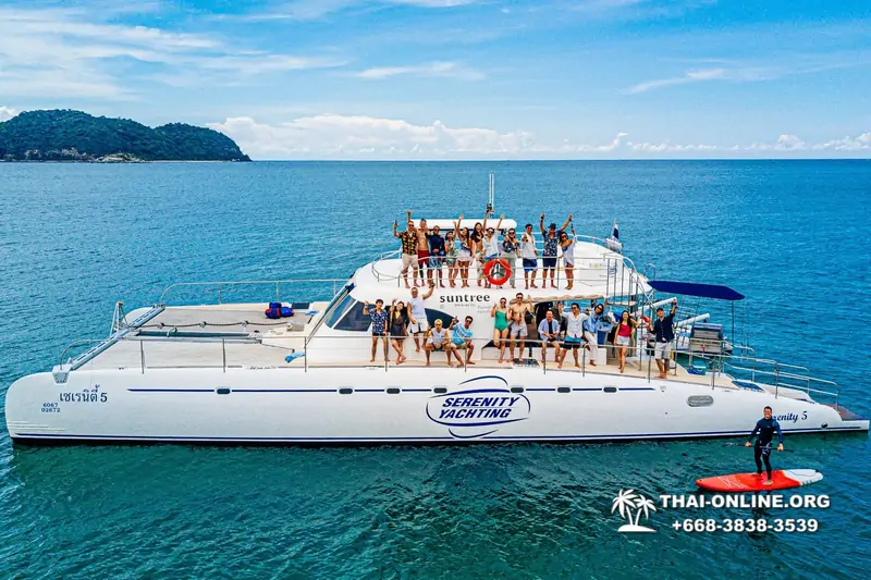 Catamaran Serenity cruise island tour in Pattaya Thailand - photo 3