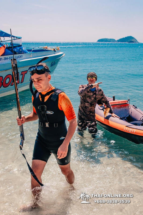 Spearfishing trip from Pattaya to Koh Lan isle in Thailand photo 47