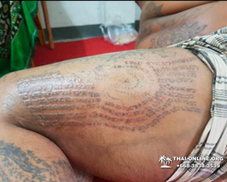 Tattoo Sak Yant Ajan Chalee from Pattaya in Thailand photo 39