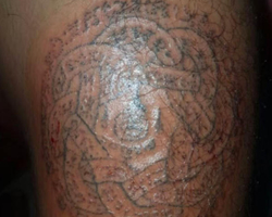 Tattoo Sak Yant Ajan Chalee from Pattaya in Thailand photo 50