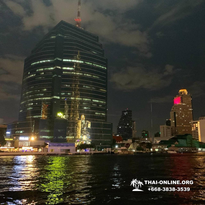 The most stunning views of ancient and modern Bangkok, Chao Praya evening cruise on the new luxurious three-deck liner, day and evening car tour around historical part of Thailand capital - photo 4