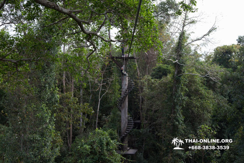 Pattaya Flight of the Gibbon jungle zipline in Thailand photo 23