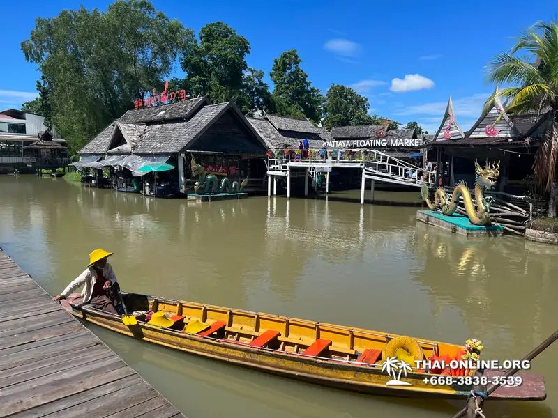 Excursion to Pattaya Floating Market with Seven Countries tour agency Thailand - photo 18